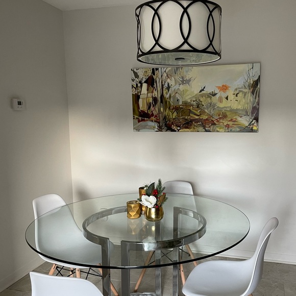 Elegant Drop Dining Room Light Fixture for sale! - Picture 5 of 5